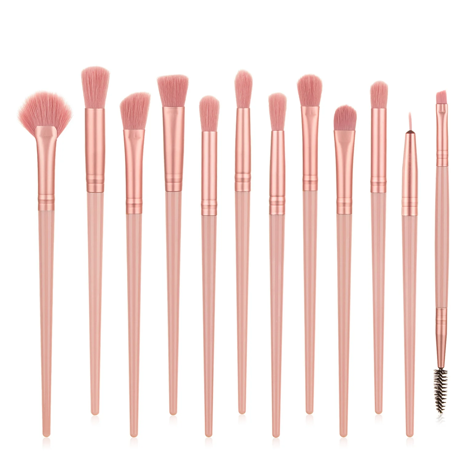 12PCS Pink EYE Makeup Brushes Eye Shadow Eyeliner Eyebrow Eye Set brush make set up NO LOGO
12PCS Pink EYE Makeup Brushes Eye Shadow Eyeliner Eyebrow Eye Set brush make set up NO LOGO