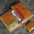 Genuine Leather Card Holder Leather Purse Coin Purse Wallet Retro Vintage Wallet