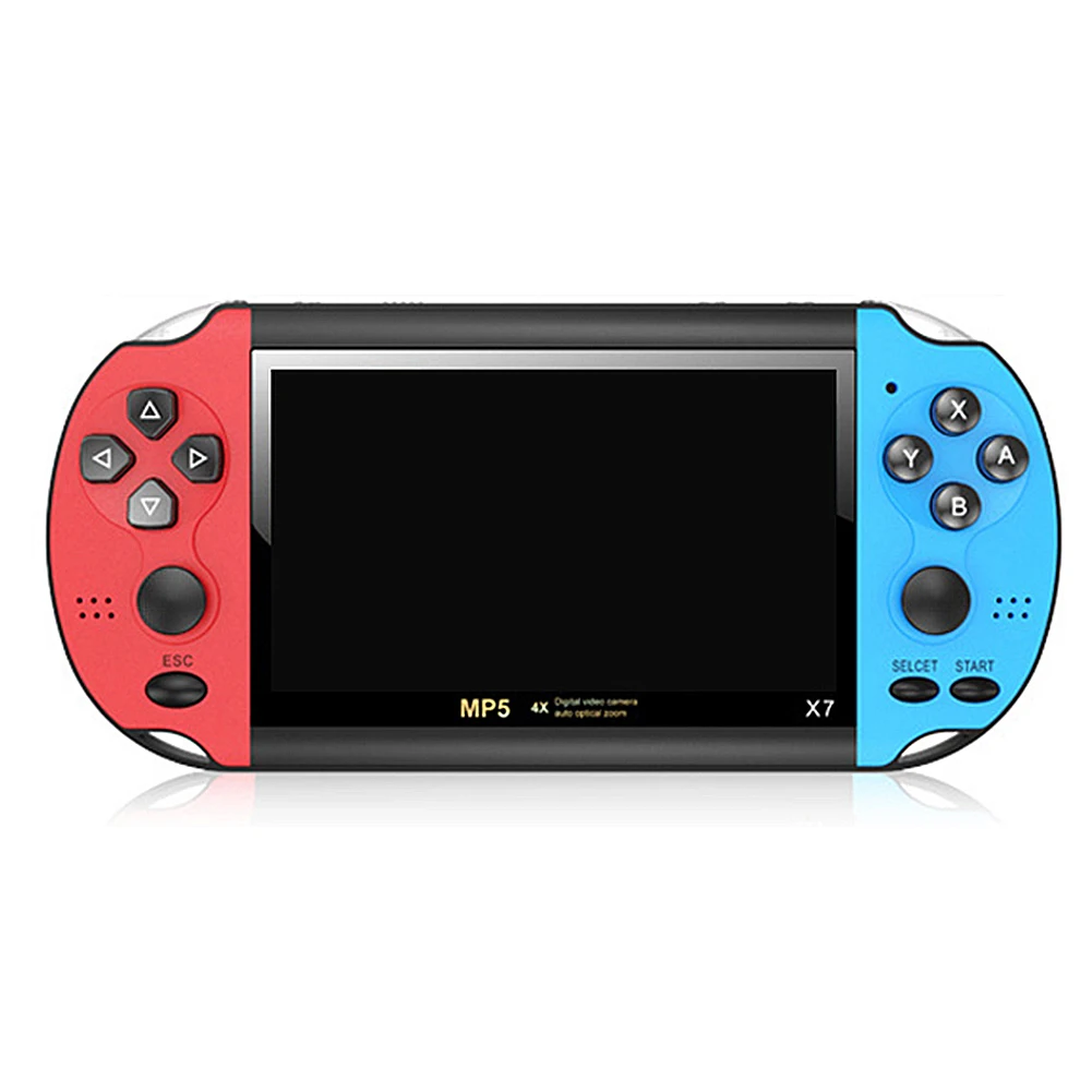 Handheld Game Console Portable Classic Video Game Machine With 4.3 Inch HD Screen High Quality for Children Adults Gamer, Red+blue
Handheld Game Console Portable Classic Video Game Machine With 4.3 Inch HD Screen High Quality for Children Adults Gamer, Red+blue