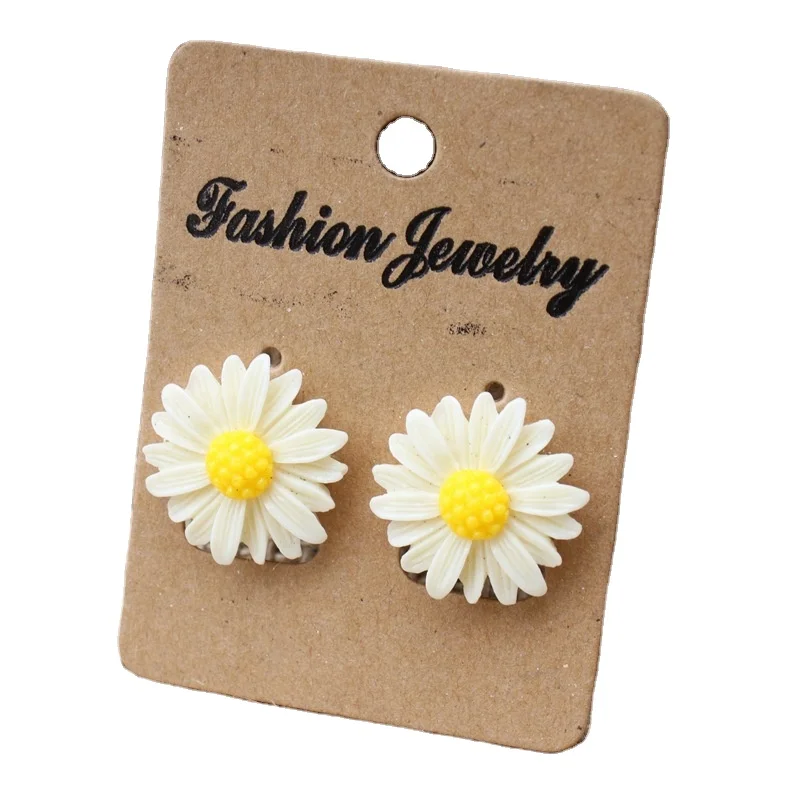 Women Girls Cute Resin Daisy Flower Stud Earrings 5 Colors Lovely Little Floral Earrings Jewelry for Holiday Office Wear Party, Same with photos
Women Girls Cute Resin Daisy Flower Stud Earrings 5 Colors Lovely Little Floral Earrings Jewelry for Holiday Office Wear Party, Same with photos