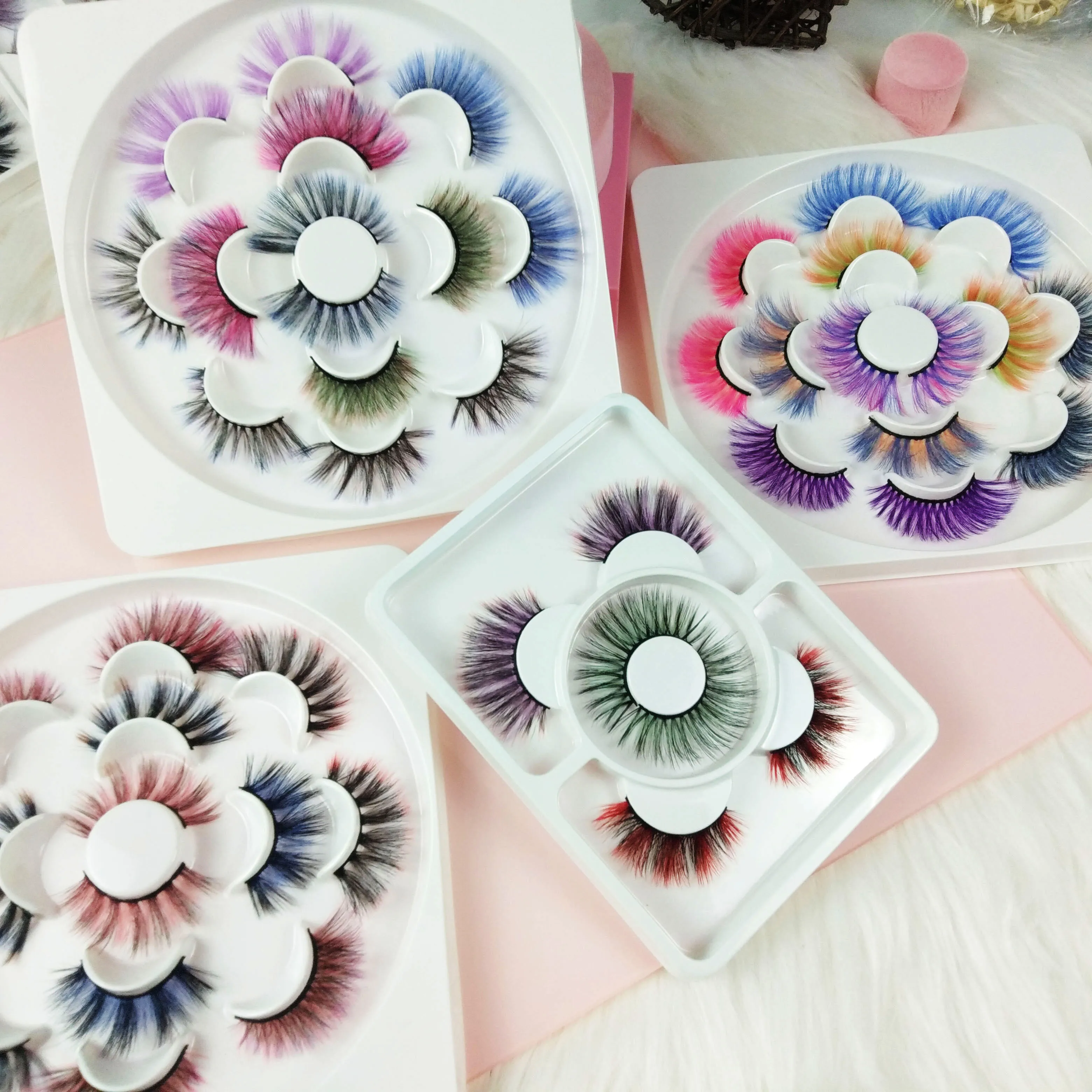 color wholesale mink eyelashes full strip lashes colorful false eyelash, Natural black
color wholesale mink eyelashes full strip lashes colorful false eyelash, Natural black