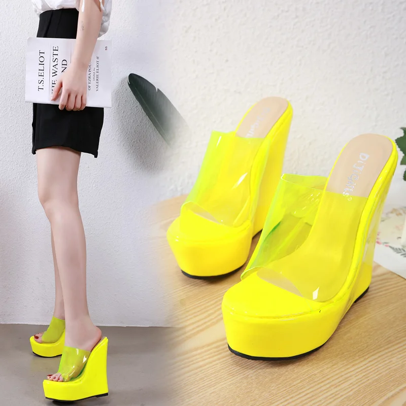 2021 new arrival cheap simply comfortable ladies slides platform female wedge slippers high heels for women, Yellow, orange
2021 new arrival cheap simply comfortable ladies slides platform female wedge slippers high heels for women, Yellow, orange