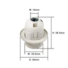 CE certificate lampholder E27 plastic bulb holder plastic lamp base