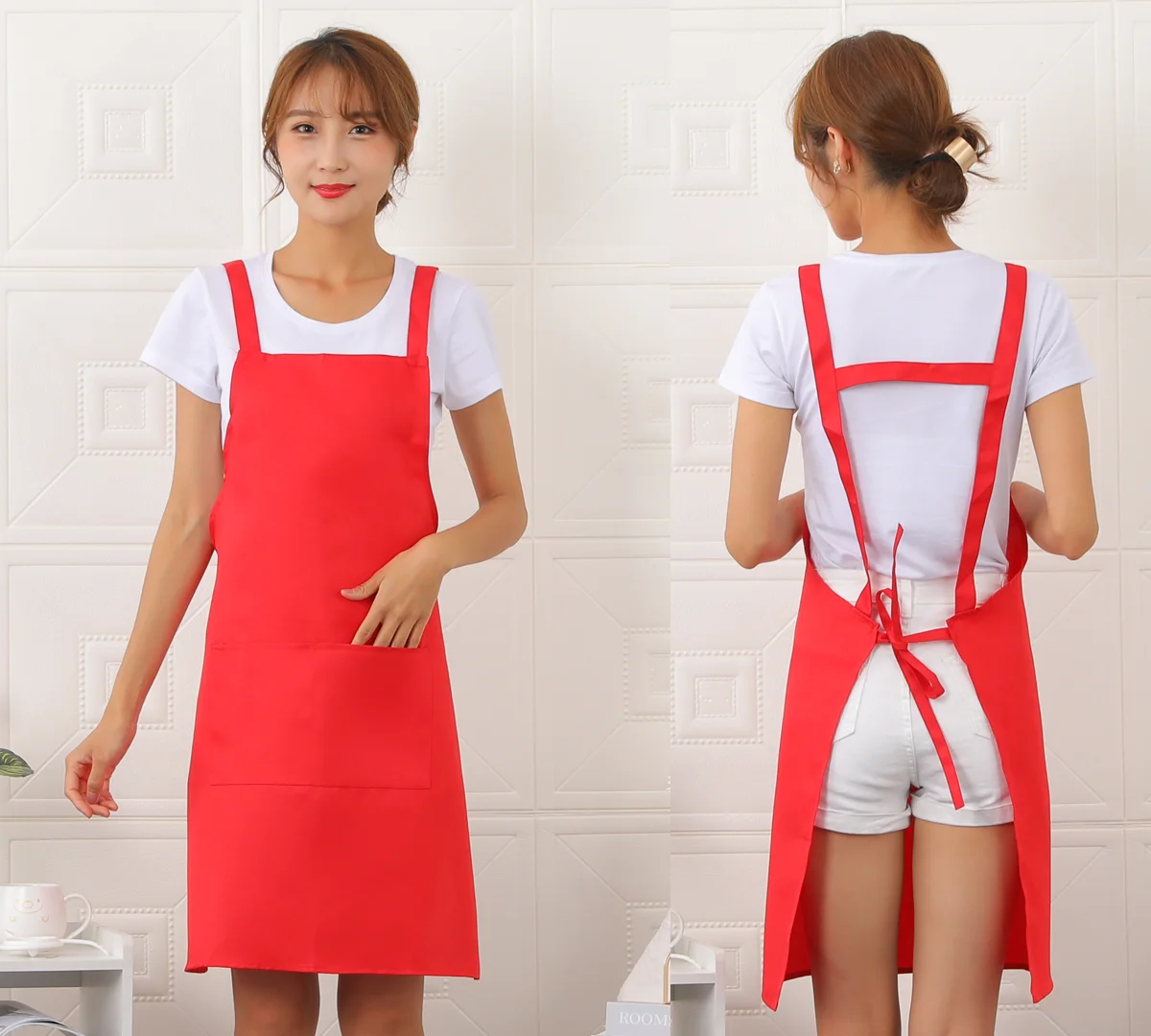 Wholesale Customized Funny Print Advertising KitchenLogo Gifts H-Type Shoulder Strap Appron, Customized color
Wholesale Customized Funny Print Advertising KitchenLogo Gifts H-Type Shoulder Strap Appron, Customized color