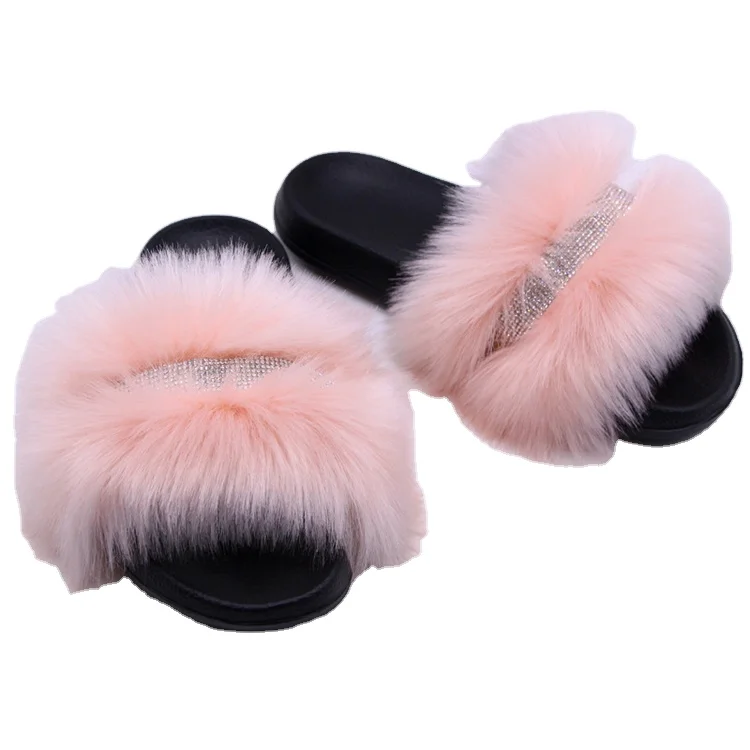 Fur Sandals Slides Slippers Bedroom Female Quality With Diamond Fox Fur Slippers, Optional
Fur Sandals Slides Slippers Bedroom Female Quality With Diamond Fox Fur Slippers, Optional