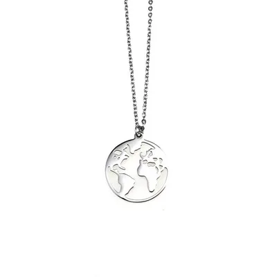 New Trendy Jewelry Gold Plated Chain Round Circle Pendant Necklace World Map Necklace, Gold,sliver
New Trendy Jewelry Gold Plated Chain Round Circle Pendant Necklace World Map Necklace, Gold,sliver