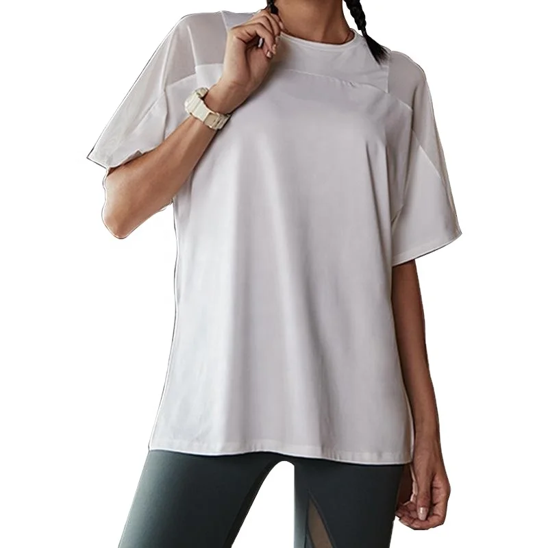 Custom logo plain white blank women girls' sport gym t shirt wholesale, Picture shows
Custom logo plain white blank women girls' sport gym t shirt wholesale, Picture shows