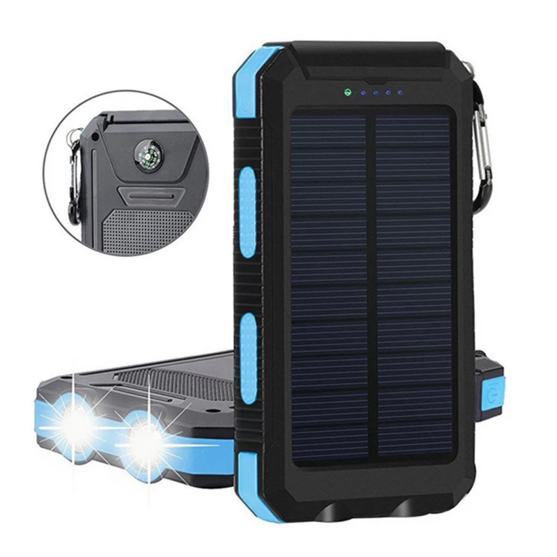 2021 Upgraded 20000Mah Waterproof Solar Powerbank Solar Energy System Power Bank For Phone Back Up Charger Solar Phone Charger, Black\orange\blue
2021 Upgraded 20000Mah Waterproof Solar Powerbank Solar Energy System Power Bank For Phone Back Up Charger Solar Phone Charger, Black\orange\blue