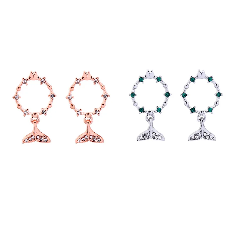 ed02011d Creative Fresh Lovely Fish Set Diamond Earrings Female Niche Design Korean Earrings For Women, Gold
ed02011d Creative Fresh Lovely Fish Set Diamond Earrings Female Niche Design Korean Earrings For Women, Gold