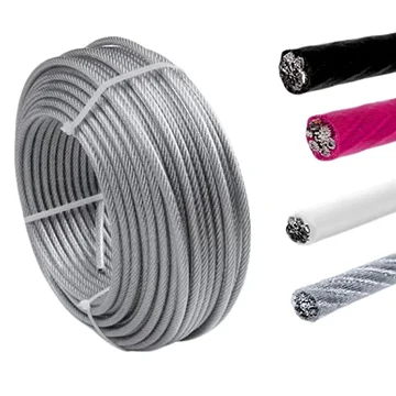 PE PVC Coated Steel Wire Rope