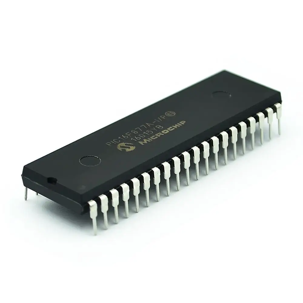 16F877A PIC16F877A Microcontroller PIC 16F877A PIC16F877A-I/P DIP40 Flash IC 8-Bit 20MHz 14KB FLASH DIP40 Original New