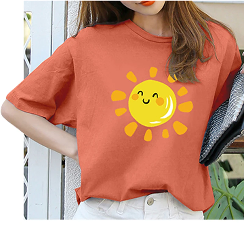 wholesale Summer fashion Design Casual T Shirt oversize Ladies Loose cartoon Pattern Breathable t shirt women
wholesale Summer fashion Design Casual T Shirt oversize Ladies Loose cartoon Pattern Breathable t shirt women