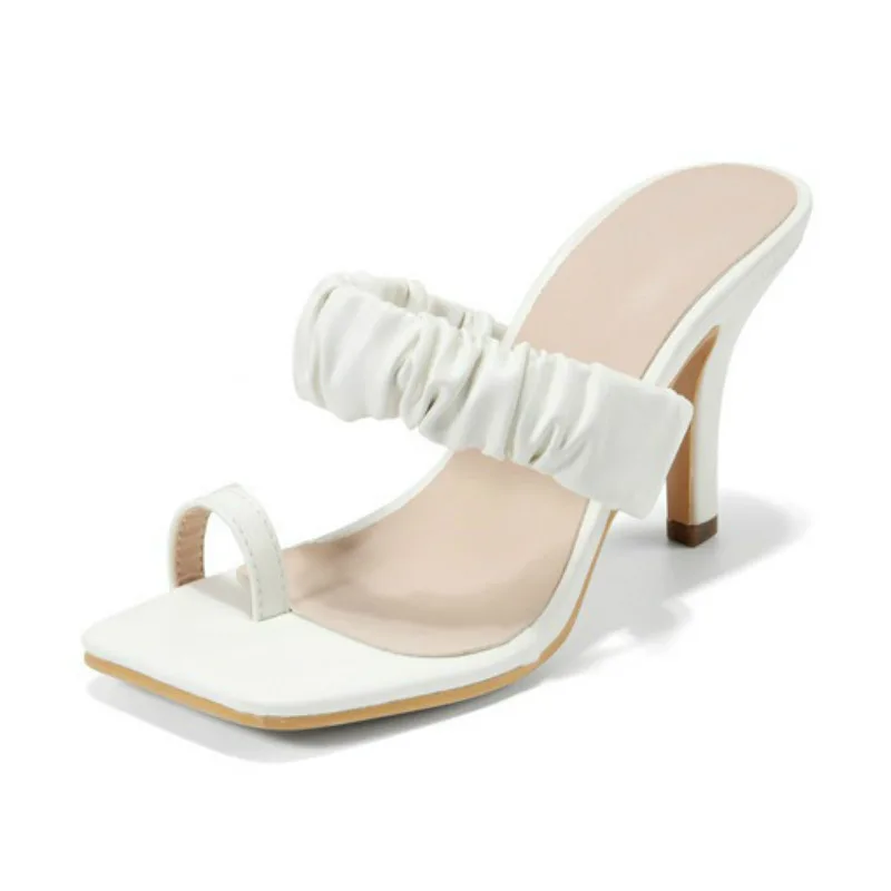 Flip Flop Talon Pantoufle 2021 White Open Toe Slipper Heels Nail Ring Sexy Sandals for Women and Ladies
Flip Flop Talon Pantoufle 2021 White Open Toe Slipper Heels Nail Ring Sexy Sandals for Women and Ladies