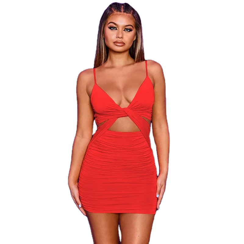 Wholesale European And American Sexy Low-cut Sleeveless Suspender Skirt Club Hollow Out Backpack Hip Dress, Black, white, fluorescent orange, red
Wholesale European And American Sexy Low-cut Sleeveless Suspender Skirt Club Hollow Out Backpack Hip Dress, Black, white, fluorescent orange, red