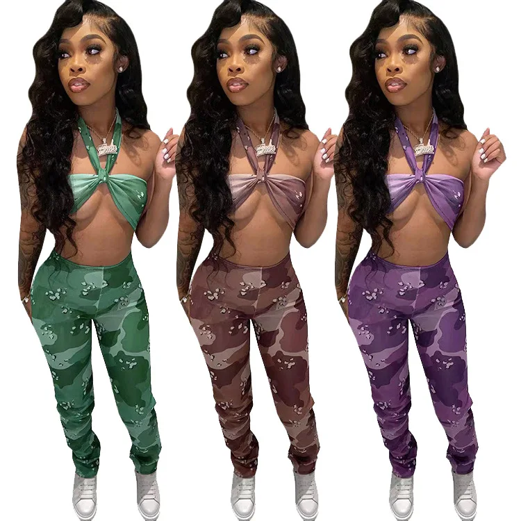Summer Wholesale Printed Wrapped Chest Halter Neck Halter Vest Fashion HOBISH Sexy 2 Piece Set Women
Summer Wholesale Printed Wrapped Chest Halter Neck Halter Vest Fashion HOBISH Sexy 2 Piece Set Women