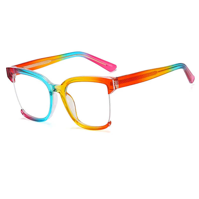 2023 Hot Half Frame Rainbow Glasses Frame Women Luxury Prescription Glasses Custom Logo Blue Light Blocking CP Ferrule Glasses
2023 Hot Half Frame Rainbow Glasses Frame Women Luxury Prescription Glasses Custom Logo Blue Light Blocking CP Ferrule Glasses