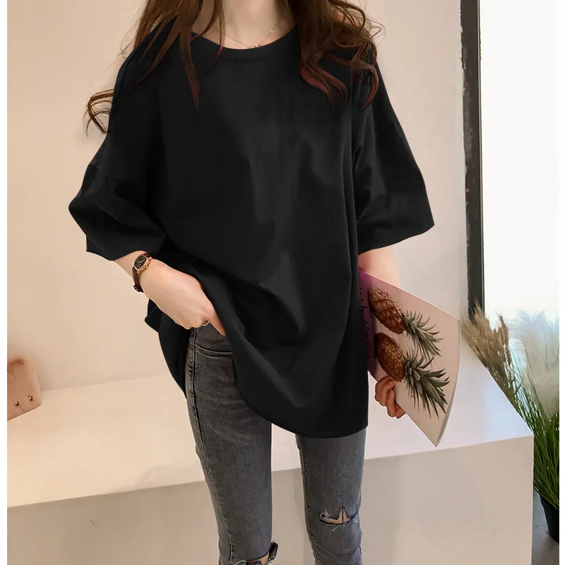 Factory Wholesale Custom Plus Size Summer Round Neck Oversized Ladies Tee T Shirt Women with100% cotton T-shirt, White/silver/pink/black/burgundy
Factory Wholesale Custom Plus Size Summer Round Neck Oversized Ladies Tee T Shirt Women with100% cotton T-shirt, White/silver/pink/black/burgundy