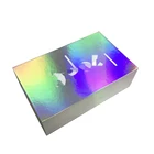 Customized Eco Printed Glitter Paper Cosmetic Holographic Packaging Box
