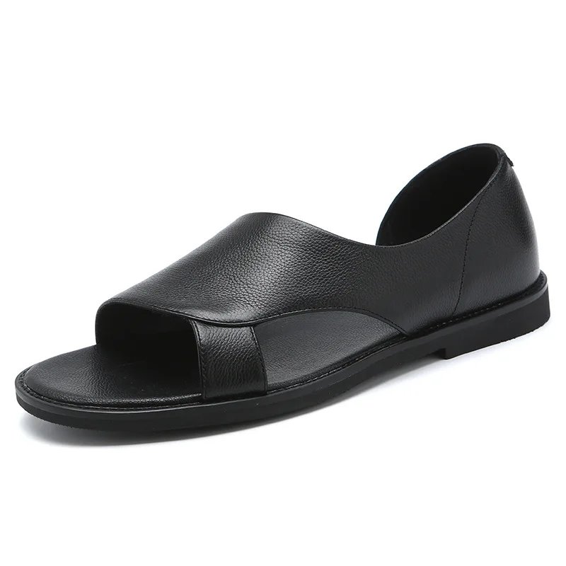 Wholesale High Quality Custom Logo Men's Sandals Micfiber Leather Sandals For Men Rubber Shoes Slippers Beach Sandals, Black
Wholesale High Quality Custom Logo Men's Sandals Micfiber Leather Sandals For Men Rubber Shoes Slippers Beach Sandals, Black