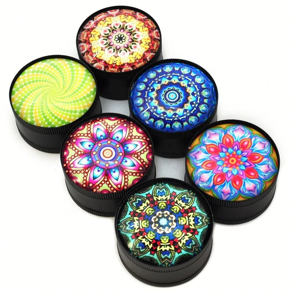 Bohemian Color Printing Pattern Drum Type Spice Grinder Zinc Alloy 3 Part Tobacco Grinder jhcentury, Picture
Bohemian Color Printing Pattern Drum Type Spice Grinder Zinc Alloy 3 Part Tobacco Grinder jhcentury, Picture