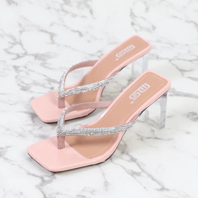 2021 Luxury Heels Elegant Women Open-Toed Clear Chunky High Heel Sandals Shoes Flip Flops Pink Heels
2021 Luxury Heels Elegant Women Open-Toed Clear Chunky High Heel Sandals Shoes Flip Flops Pink Heels