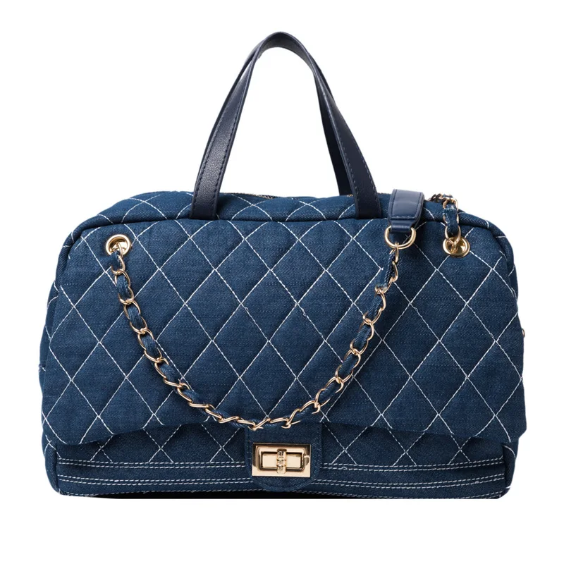 New Factory Wholesale Custom Elegant Female Classic Jean Thread Fashion Design Woman Handbag Women's Shoulder Bag 
New Factory Wholesale Custom Elegant Female Classic Jean Thread Fashion Design Woman Handbag Women's Shoulder Bag