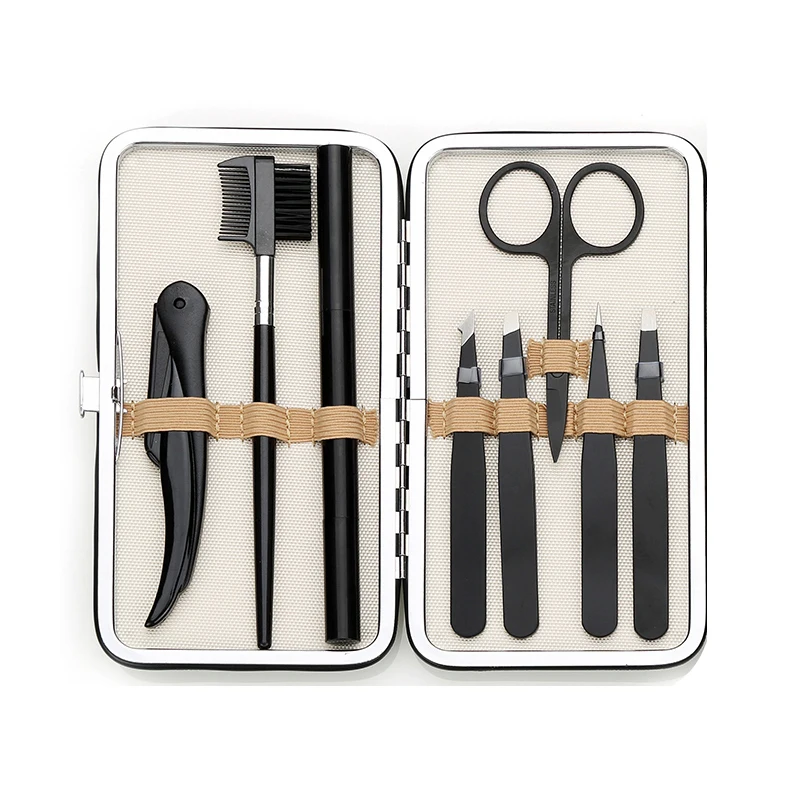 FOCSTAR 8PCS Eyebrow Clip Razor Tweezers Set Eyebrow Grooming Makeup Tool Kit (BT4008)
FOCSTAR 8PCS Eyebrow Clip Razor Tweezers Set Eyebrow Grooming Makeup Tool Kit (BT4008)