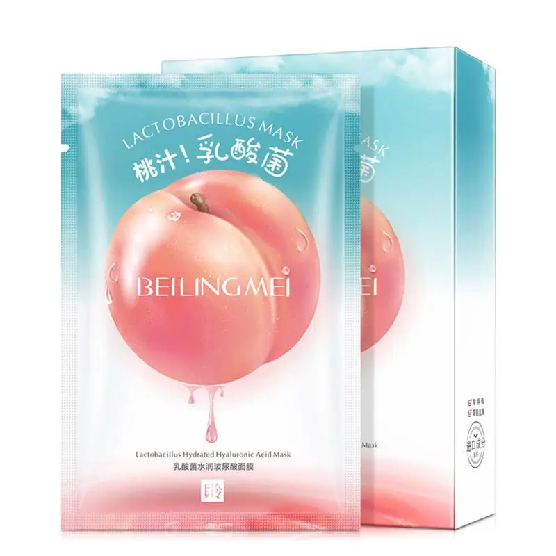 OEM Wholesale Lactobacillus peach face mask sheet natural skincare facial yogurt jelly mask
OEM Wholesale Lactobacillus peach face mask sheet natural skincare facial yogurt jelly mask