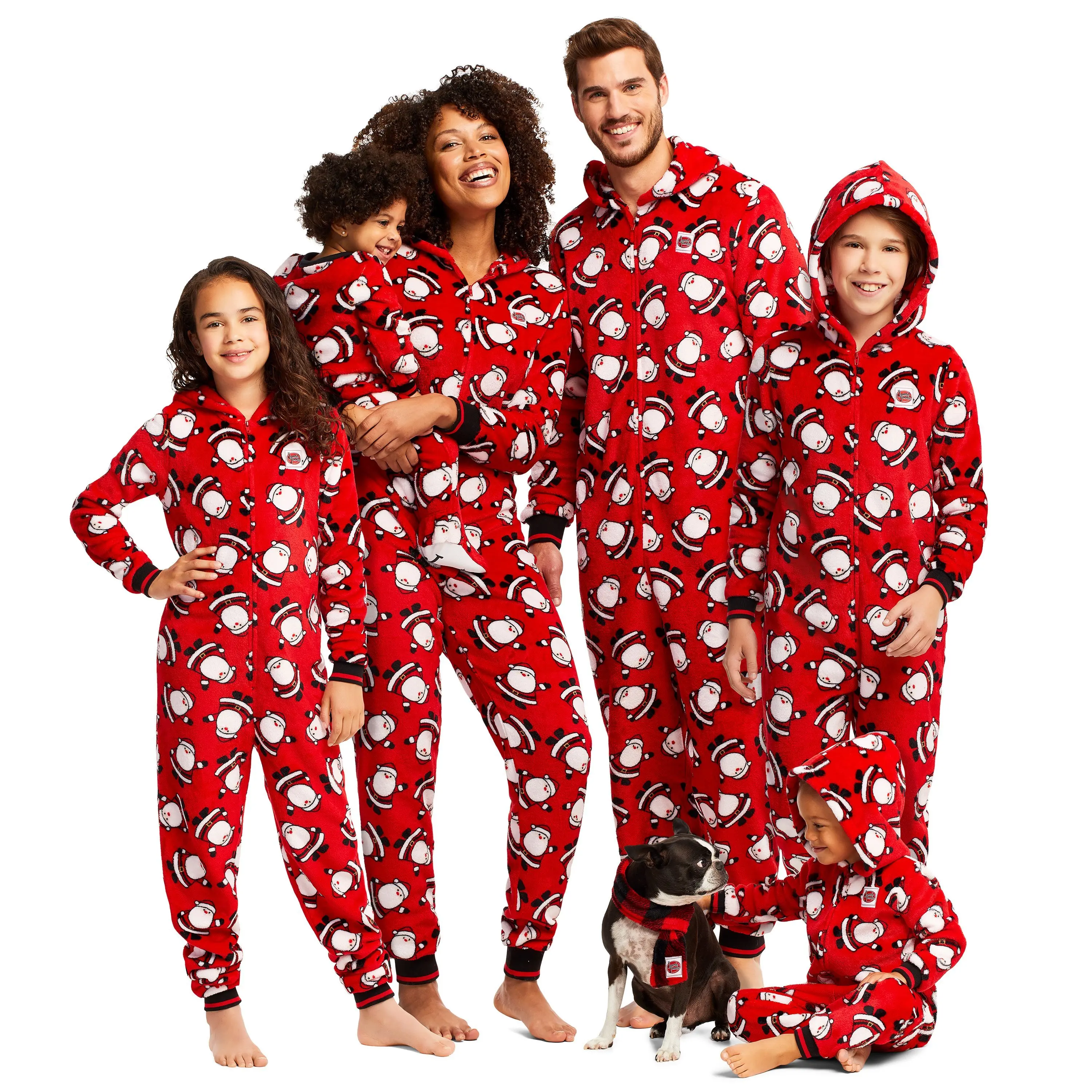 2022 New Arrival Wholesale Family Matching Outfits Santa Printing One Piece Sleepwear Hooded Family Christmas Pajamas, As picture
2022 New Arrival Wholesale Family Matching Outfits Santa Printing One Piece Sleepwear Hooded Family Christmas Pajamas, As picture