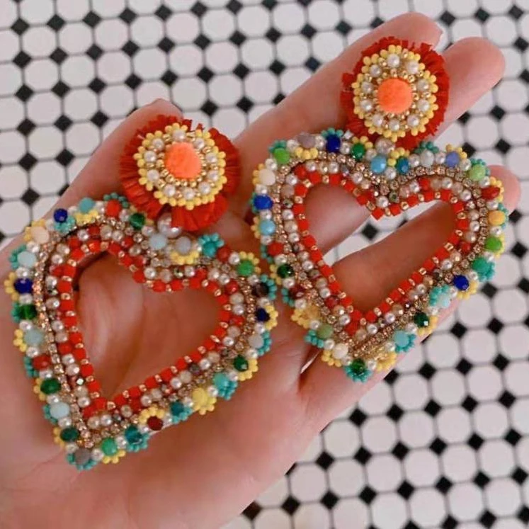 CM-Xinyee wholesale High Quality Miyuki Seed Beads Handmade Earrings for Women, As picture
CM-Xinyee wholesale High Quality Miyuki Seed Beads Handmade Earrings for Women, As picture