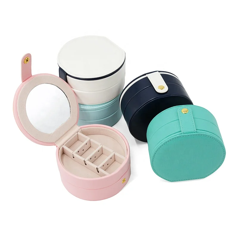 custom luxury PU Makeup box travel jewellery storage case Organizer for ring earring necklace gift packaging box with logo
custom luxury PU Makeup box travel jewellery storage case Organizer for ring earring necklace gift packaging box with logo