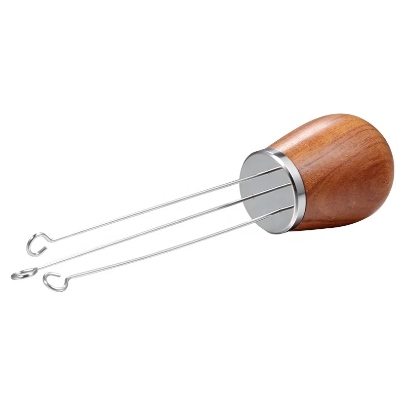 Solid Wood Espresso Barista Coffee Stirrer Coffee Powder Stirring Tool Coffee Distributor Needle, Wood color
Solid Wood Espresso Barista Coffee Stirrer Coffee Powder Stirring Tool Coffee Distributor Needle, Wood color