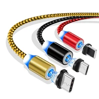 Vender new design Cell Phone Cable Magnetic USB Charger 1M 3 in 1 USB Charging Data LED Metal Cables Magnetic Phone Charger
Vender new design Cell Phone Cable Magnetic USB Charger 1M 3 in 1 USB Charging Data LED Metal Cables Magnetic Phone Charger