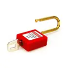Wholesale WELKEN Brand Security Lockout tagout Brass Lock Beam Safety Padlock Master and Differ Long shackle Spark-proof