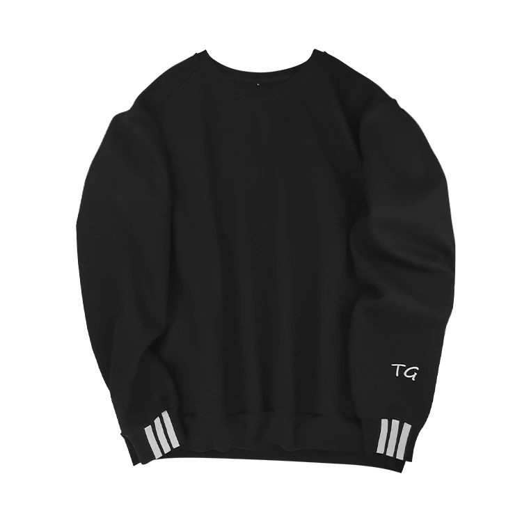 Hot Sell Heavy Weight Pullover Sportswear Fleece Cotton Mens Without Hood Sweatshirt
