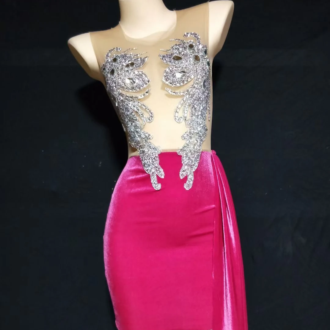 Nude Mesh Velvet Vestidos De Mujer Appliqued Prom Dresses Dance Costume See Through Dress Night Sexy Black Dress
Nude Mesh Velvet Vestidos De Mujer Appliqued Prom Dresses Dance Costume See Through Dress Night Sexy Black Dress