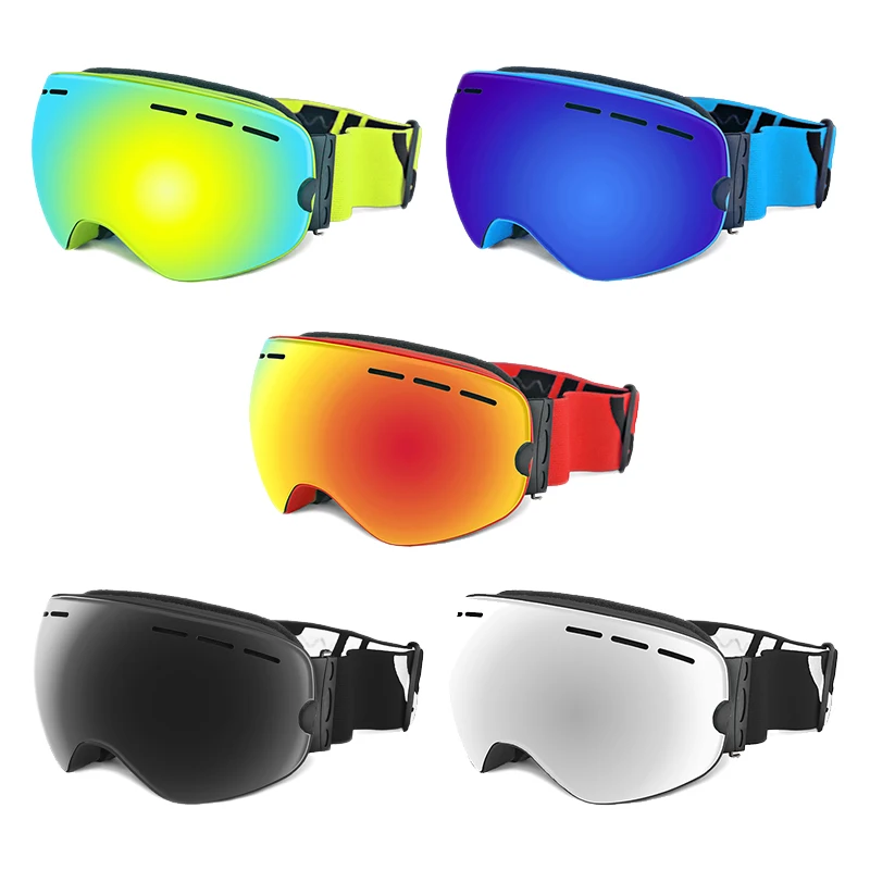 double 2 layers Anti-fogging finger print UV Spherical mirror coated Lens snow sport ski goggles for kids adult
double 2 layers Anti-fogging finger print UV Spherical mirror coated Lens snow sport ski goggles for kids adult