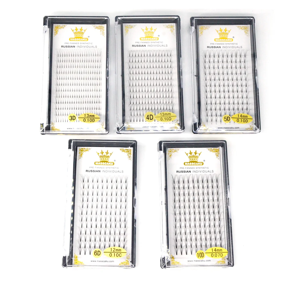 MASSCAKU 5D Russian Volume Eyelash Fans And Premade Fans Lash Private Label Volume Eyelash Extension, Black
MASSCAKU 5D Russian Volume Eyelash Fans And Premade Fans Lash Private Label Volume Eyelash Extension, Black
