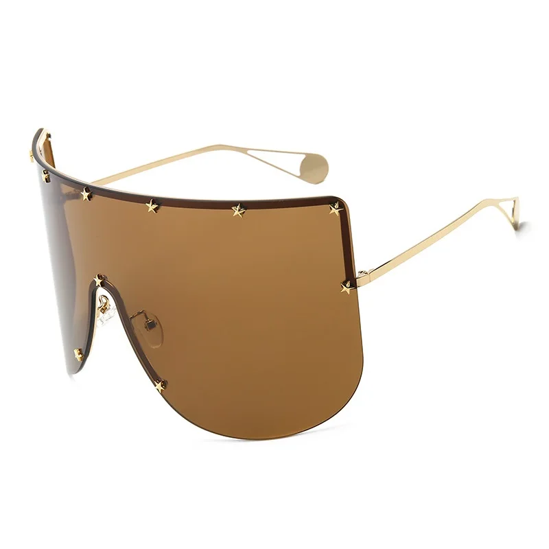 Good Price Cheap Newest Women Super Large Stylish Oversized Big Rimless One Piece Len Sunglasses Lentes De Sol Gafas De Sol
Good Price Cheap Newest Women Super Large Stylish Oversized Big Rimless One Piece Len Sunglasses Lentes De Sol Gafas De Sol