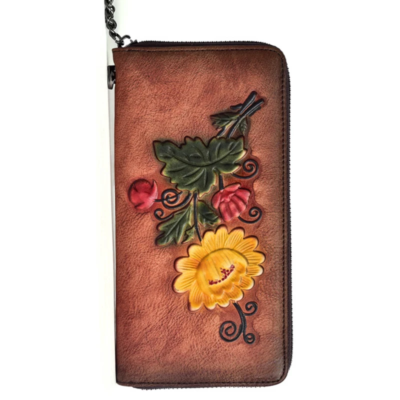 New Product Vintage Ladies Purses Genuine Leather Card Women Leather Wallet, As picture
New Product Vintage Ladies Purses Genuine Leather Card Women Leather Wallet, As picture