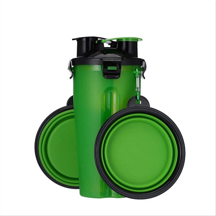 Dog Water Bottle Pet Food Container 2-in-1 with Silicone Collapsible Travel Dog Bowls Outdoor Portable Dog Feeder Drinking Cup, Picture
Dog Water Bottle Pet Food Container 2-in-1 with Silicone Collapsible Travel Dog Bowls Outdoor Portable Dog Feeder Drinking Cup, Picture
