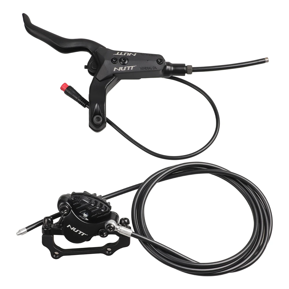 NUTT Widely Used Aluminum Alloy E-bike Brake Bicycle Hydraulic Brake Set For MTB, Black
NUTT Widely Used Aluminum Alloy E-bike Brake Bicycle Hydraulic Brake Set For MTB, Black