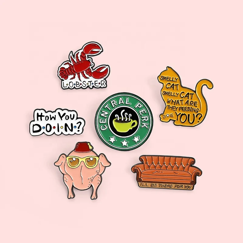Wholesale Cartoon Badge Lapel Pins for Women and Men Custom Logo Metal Badge Enamel Pins for Kids Gift
Wholesale Cartoon Badge Lapel Pins for Women and Men Custom Logo Metal Badge Enamel Pins for Kids Gift