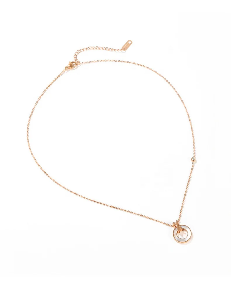 2020 New Fancy Hot Sale Korean Shell Stainless Steel Rose Gold Plated Circled Round Charms Cubic Zirconia Stone Titanium Jewelry
2020 New Fancy Hot Sale Korean Shell Stainless Steel Rose Gold Plated Circled Round Charms Cubic Zirconia Stone Titanium Jewelry
