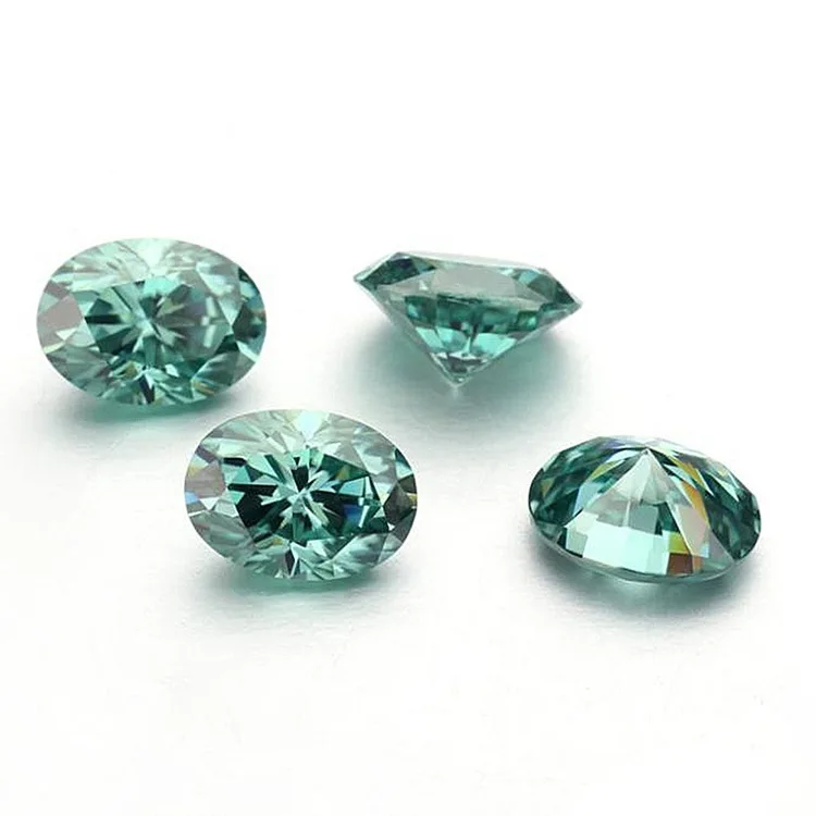 High quality color green Mo Mulberry diamond egg-shaped oval OS stone with moissanite stone wholesale, D color
High quality color green Mo Mulberry diamond egg-shaped oval OS stone with moissanite stone wholesale, D color