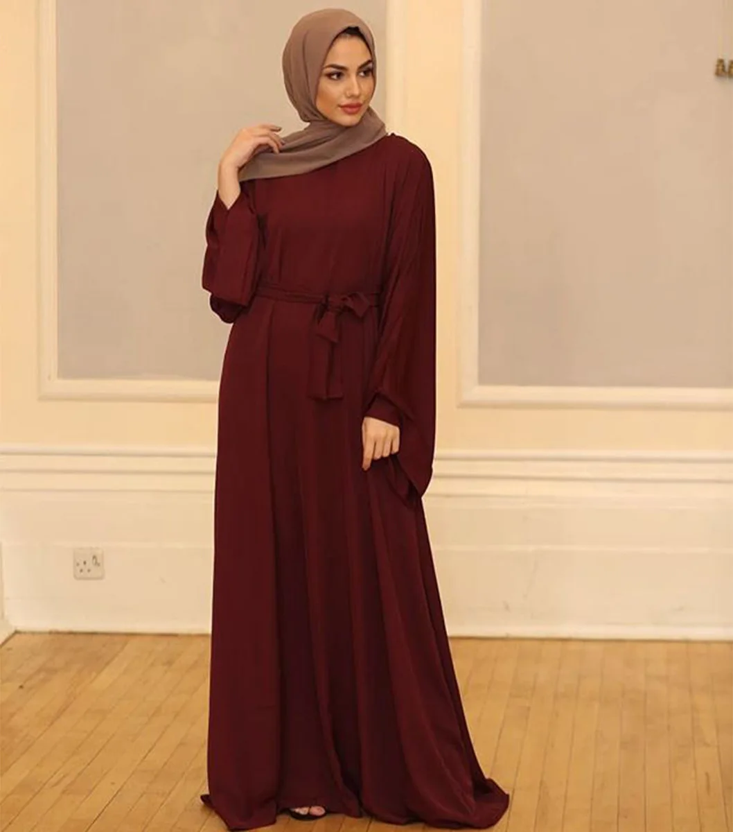 Abaya Latest Arabic Islam Muslim Style Long Sexy Hijab Wine Red Wedding Full Sleeves Woman Mermaid Maxi Evening Dress
Abaya Latest Arabic Islam Muslim Style Long Sexy Hijab Wine Red Wedding Full Sleeves Woman Mermaid Maxi Evening Dress
