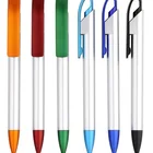 Cheap Push action Promotional Colored or solid color Barrel Ball Pen BP-7801 with customized logo