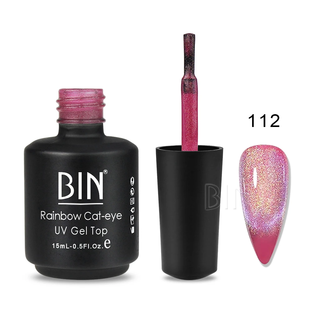 BIN Crystal Rainbow Cat-eye Top Coat Uv Gel Top 15ML Shiny Top Coat
BIN Crystal Rainbow Cat-eye Top Coat Uv Gel Top 15ML Shiny Top Coat
