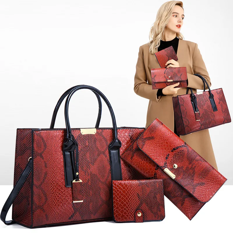 New Fashion Luxury Handbags 3 PCS Set Women Composite Bags Handbag Female Clutch Bag Purse and Handbag Set, Red,black,brown
New Fashion Luxury Handbags 3 PCS Set Women Composite Bags Handbag Female Clutch Bag Purse and Handbag Set, Red,black,brown
