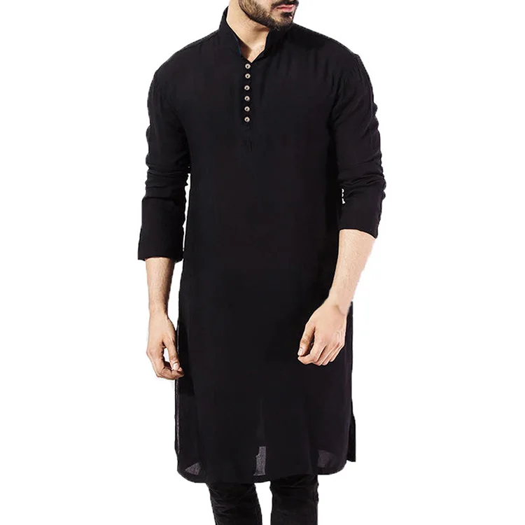 2021 Stylish Men Shirt Long Sleeve Mandarin Dress Islamic Chemise Robe Fashion Muslim Indian Shirts Clothes
2021 Stylish Men Shirt Long Sleeve Mandarin Dress Islamic Chemise Robe Fashion Muslim Indian Shirts Clothes